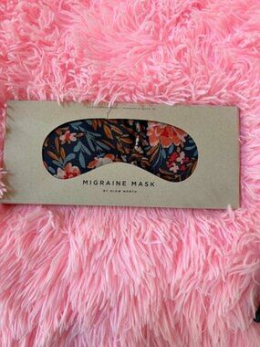 Migraine Make Weighted Eye Pillow in Pom Blossom by Slow North